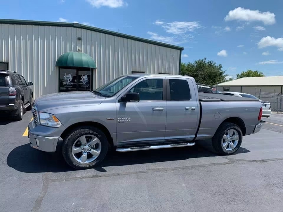 Silver Ram pickup at Gear Haven Auto and Diesel in Nixa